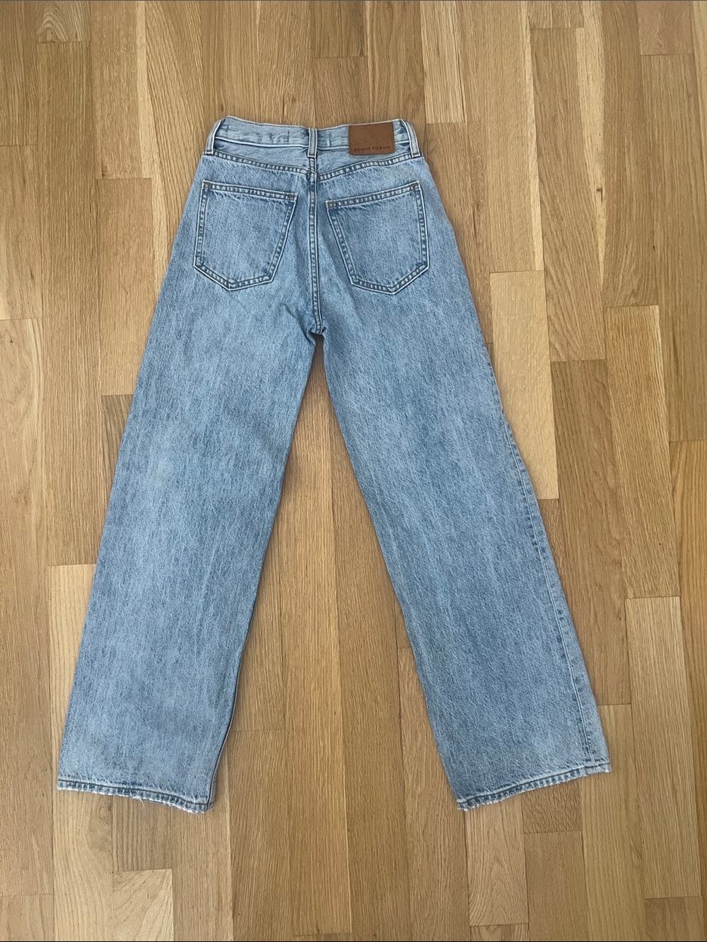 Denim Forum Farrah High Rise Wide Leg Jeans - Picture 5 of 9